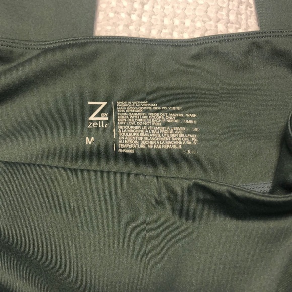 Zella size medium full length green leggings - Picture 5 of 5